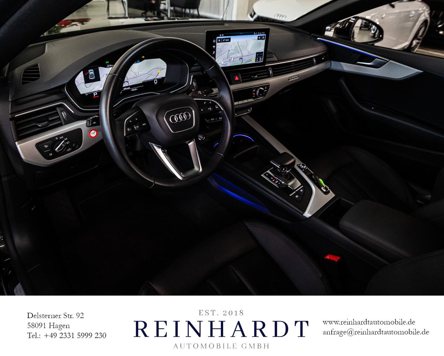 Audi A5 COUPE 40TDi Q S LINE/ALL-BLACK/19Z./ACC/MATRX