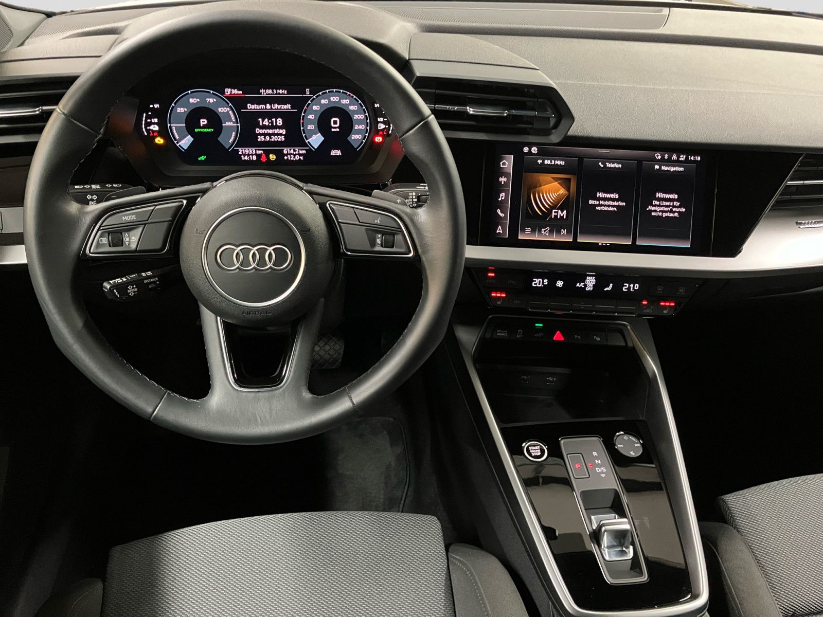 Audi A3 Sportback 40 TFSIe advanced Virtual Carplay S