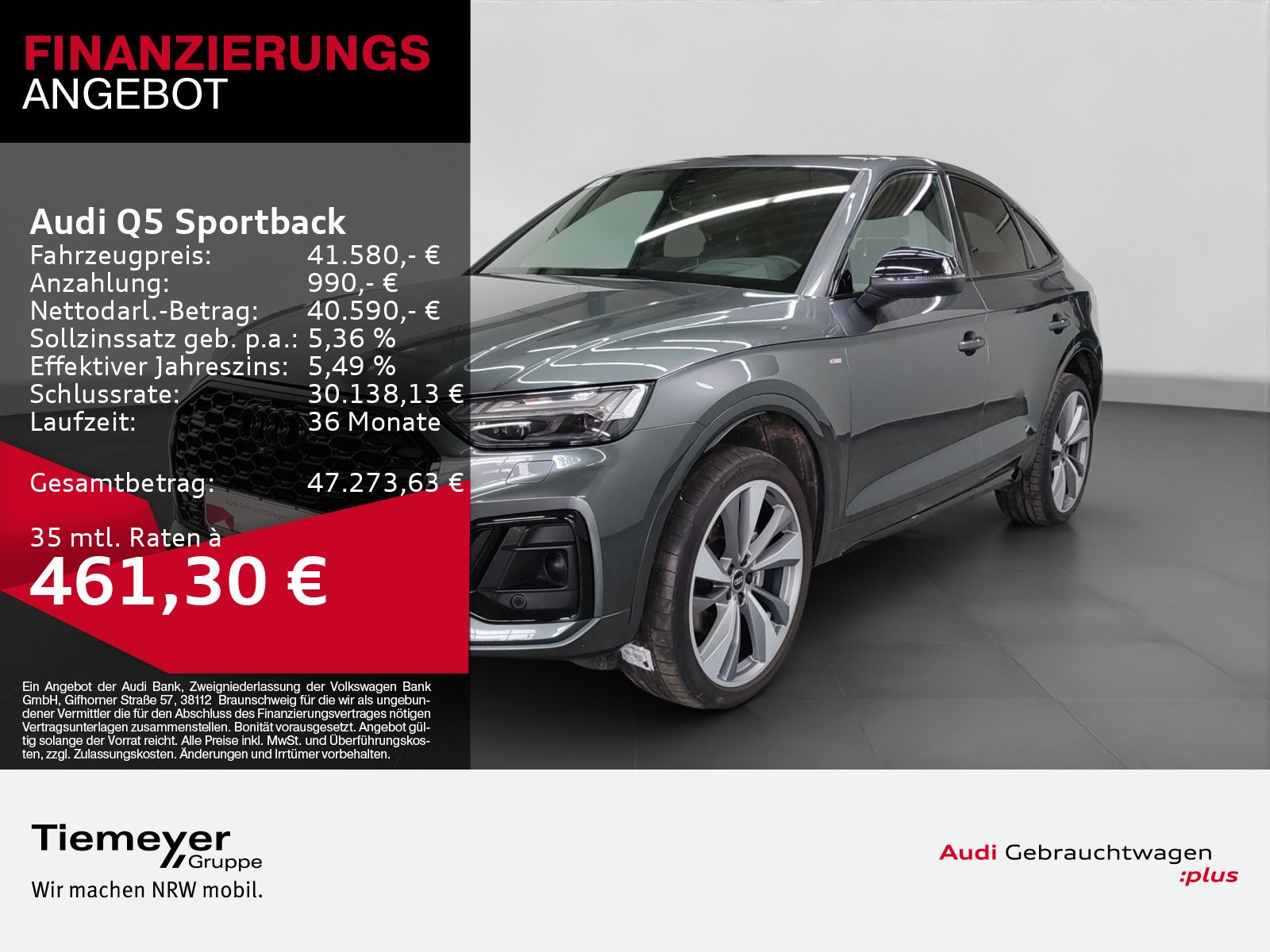 Audi Q5 Sportback 40 TFSI S LINE NP79 LM21 BuO ST.HEI
