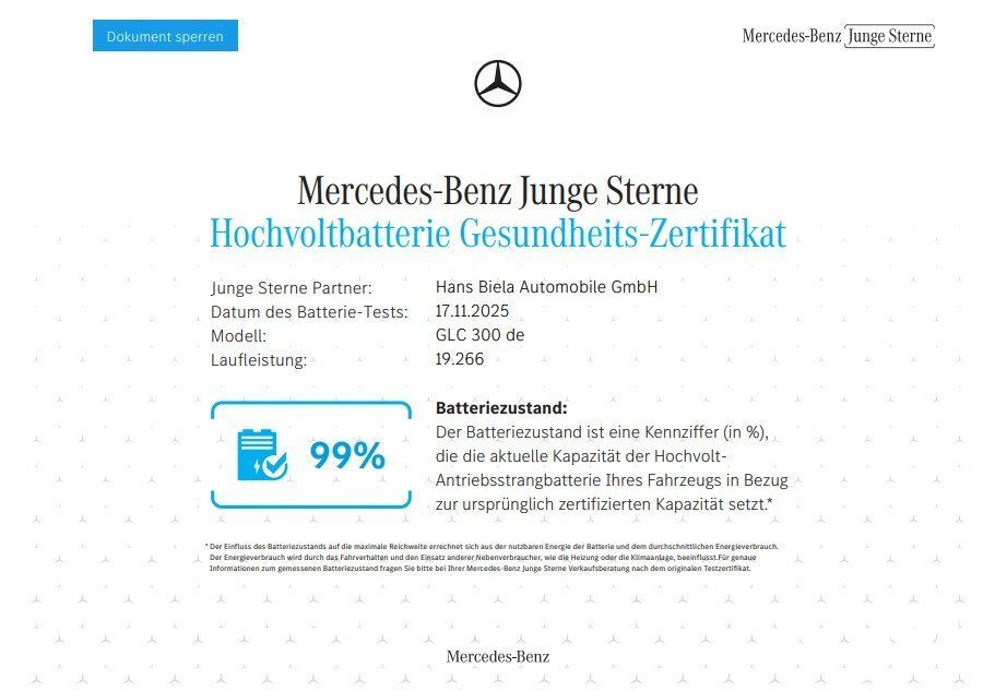 Mercedes-Benz GLC 300 de 4M AMG/Prem+/20"/Pan/Bur/DIs/DigL/HUD