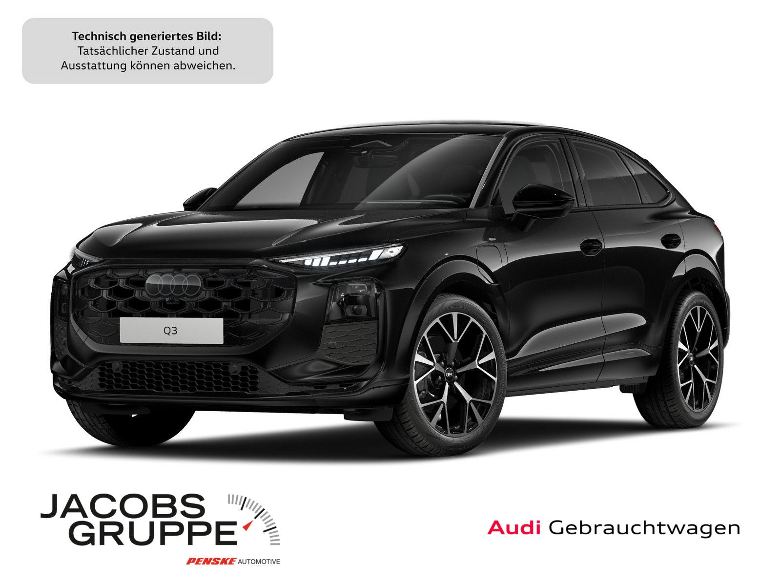 Audi Q3 Sportback e-hybrid 2xS line/All Black/Pano/Di