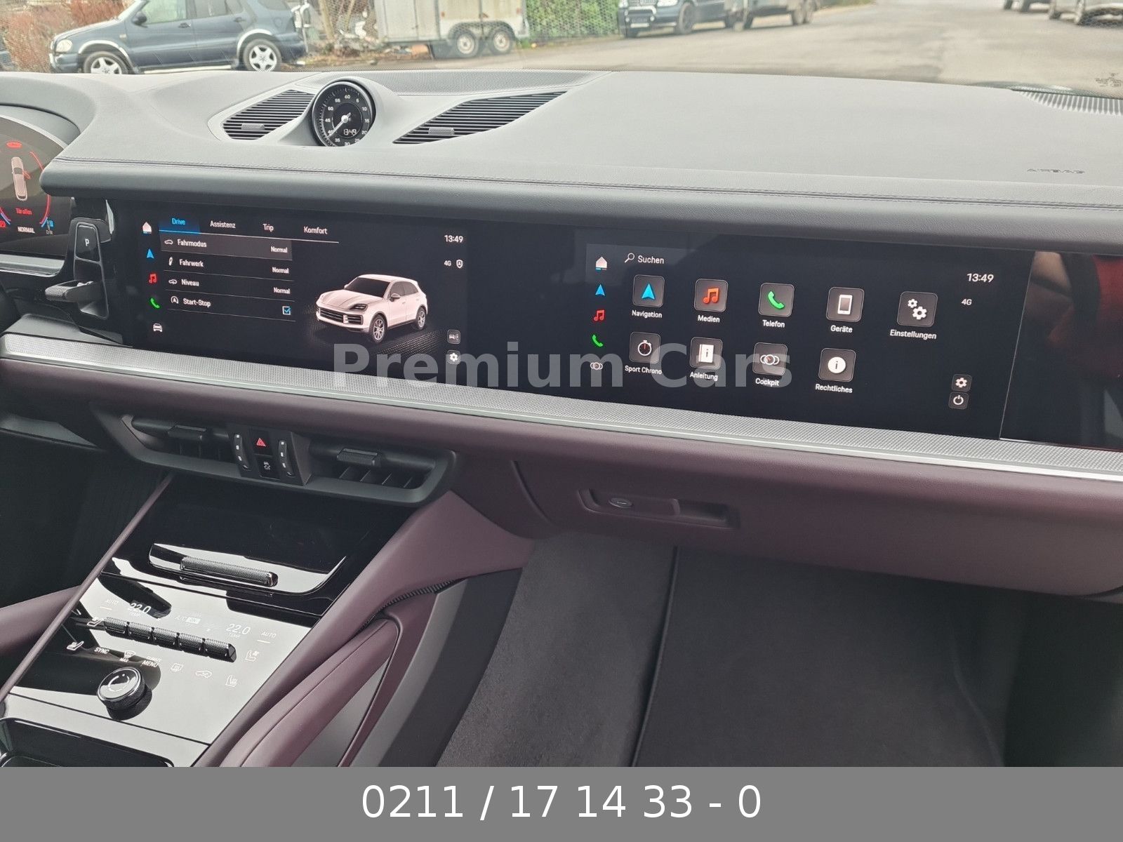 Porsche Cayenne / Beifahrerdisplay/Standheizung/AHK /-9%
