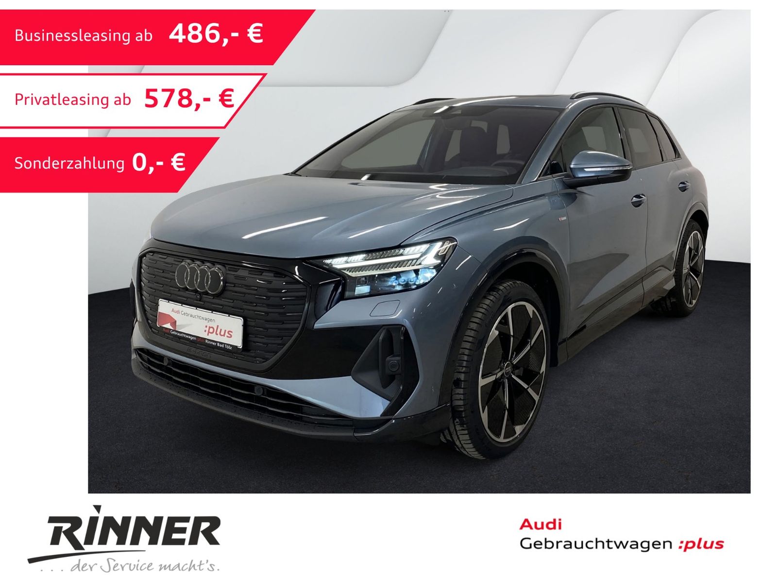 Audi Q4 45 e-tron quattro S line+Pano+Matrix+Wärmep.