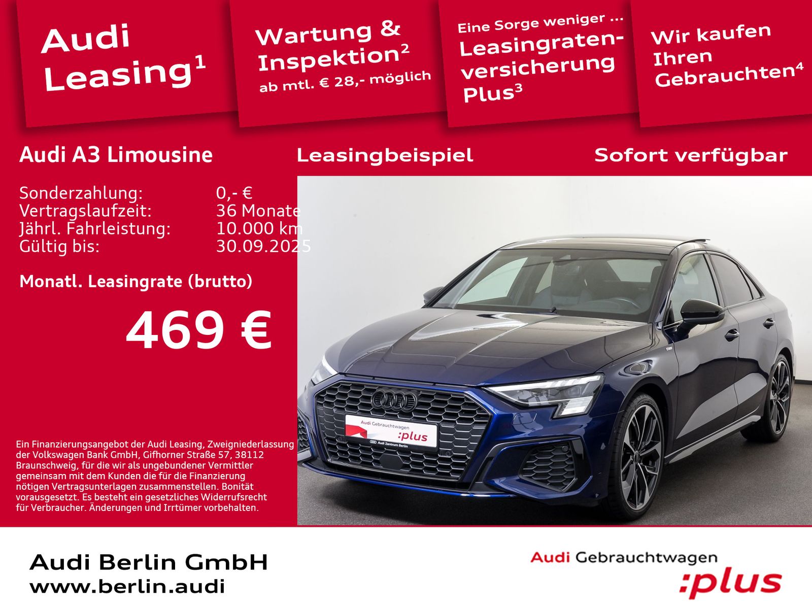 Audi A3 Limousine S line 35 TFSI S tr. - Samsaru's Car Outlet