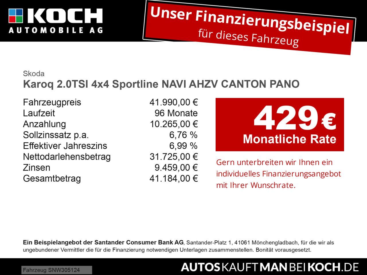Skoda Karoq 2.0TSI 4x4 Sportline NAVI AHZV CANTON PANO