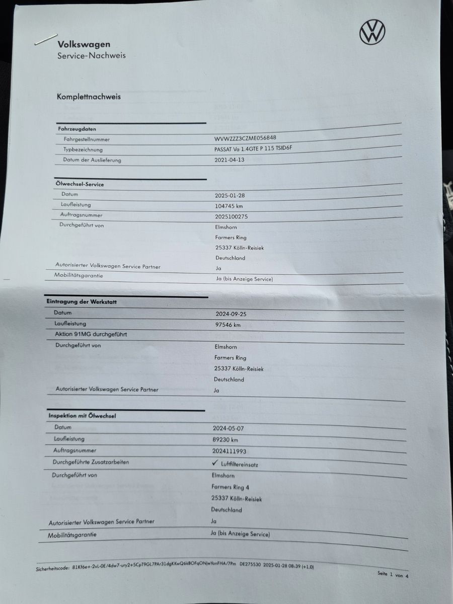 Volkswagen Passat Variant GTE - Samsaru's Car Outlet