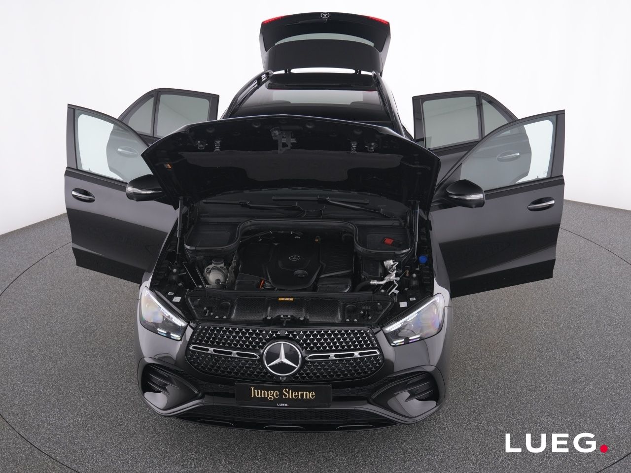 Mercedes-Benz GLE 450 d 4M AMG+Pano+Burm+MBeam+AHK+Mem+HUD+360
