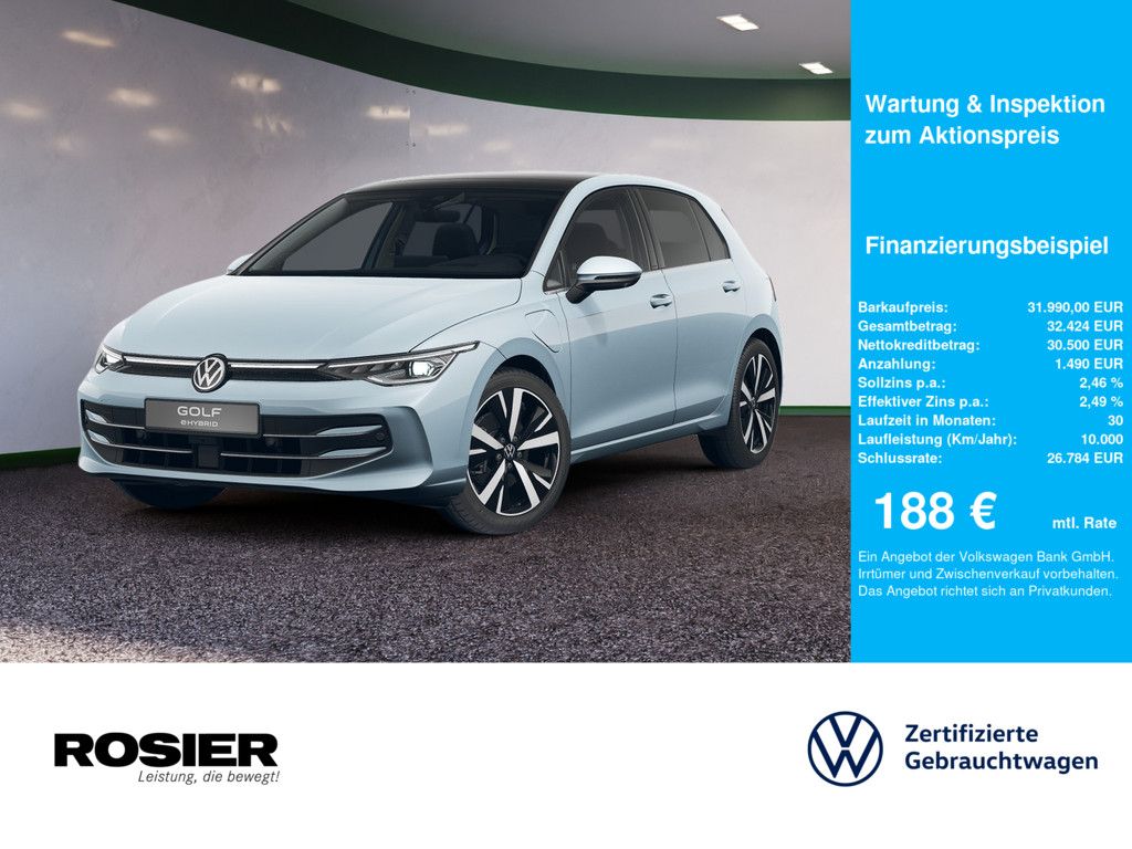 Volkswagen Golf VIII Style 1,5 l eHybrid DSG ACC PANO HUD