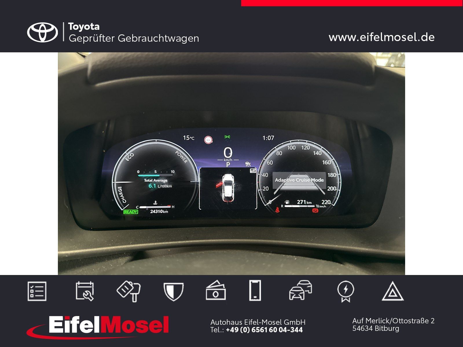 Toyota C-HR Team + Technik 15 Jahre Relax Garantie