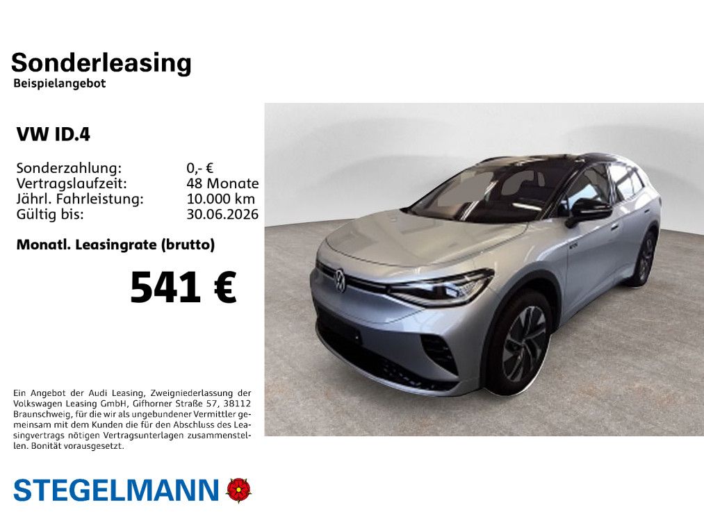 Volkswagen ID.4 250kW/79kWh 4M GTX *AHK*Pano*Kamera*+3J. Ga