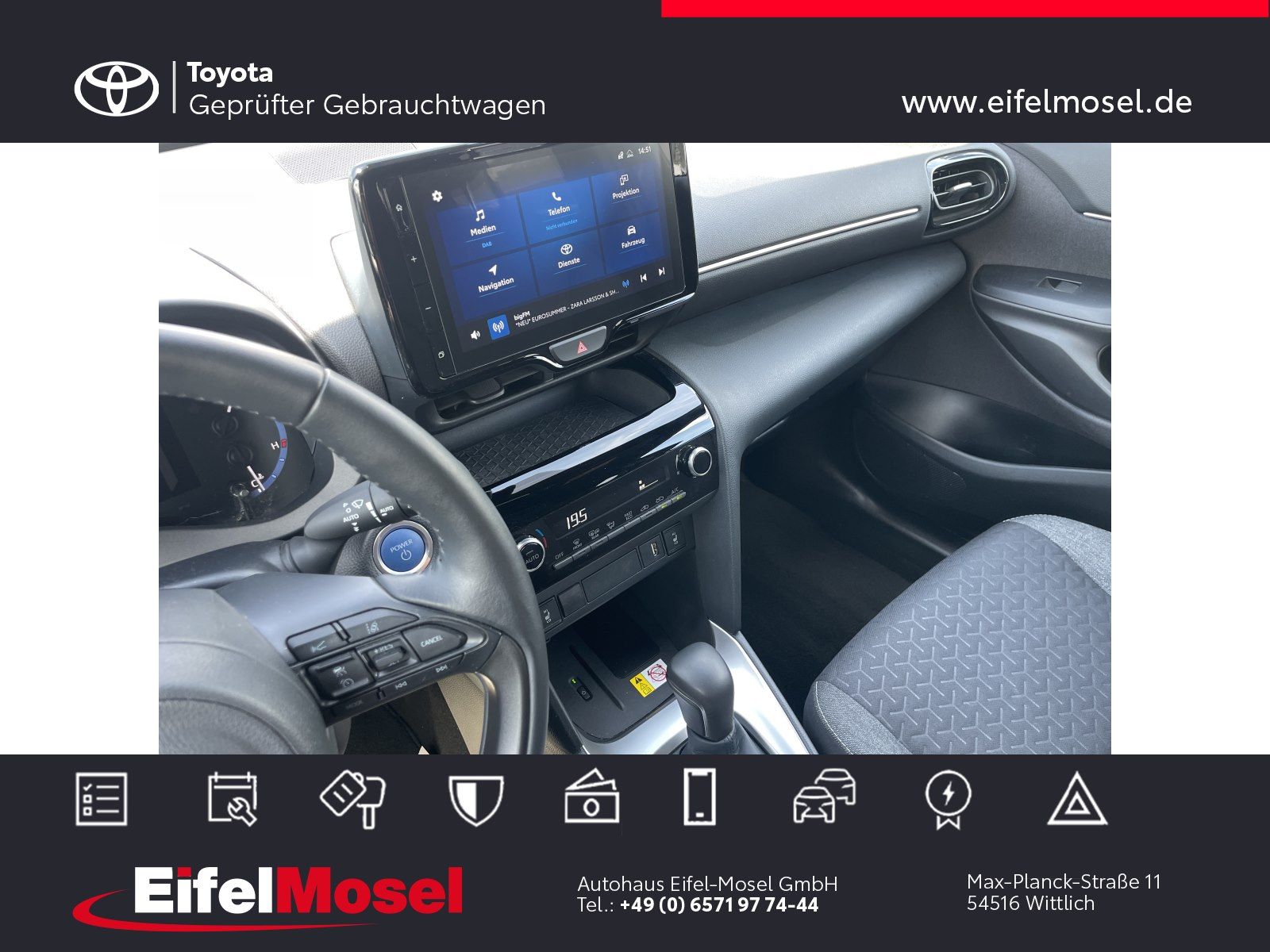 Toyota Yaris Cross 1.5 Hybrid TeamD - PDC - 1. Hd.