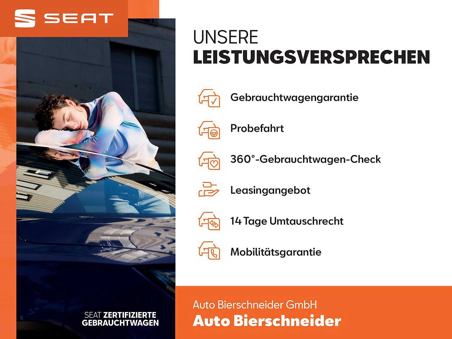 Seat Leon Sp. 2.0 TDI DSG FR ab 169,- EUR mtl. 5000,-