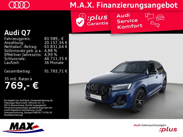 Audi Q7 50 TDI quattro S-LINE MATRIX LED+PANO+AHK+HUD