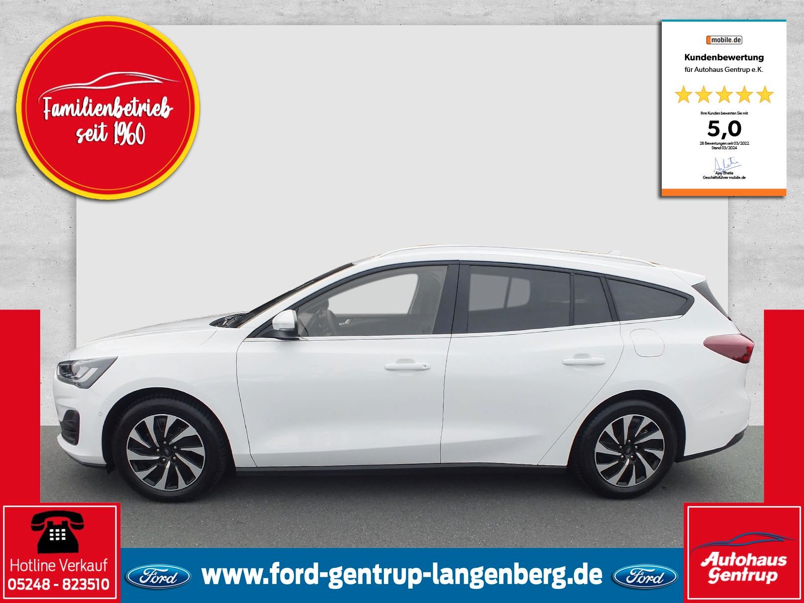 Ford Focus Turnier Titanium Fahrer2/ElKlappe/GJR/-42%