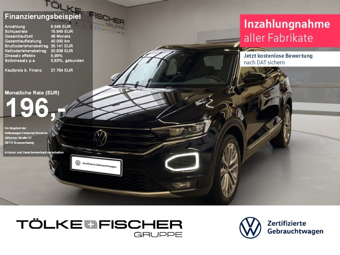 Volkswagen T-Roc 1.5 TSI Sport - Samsaru's Car Outlet