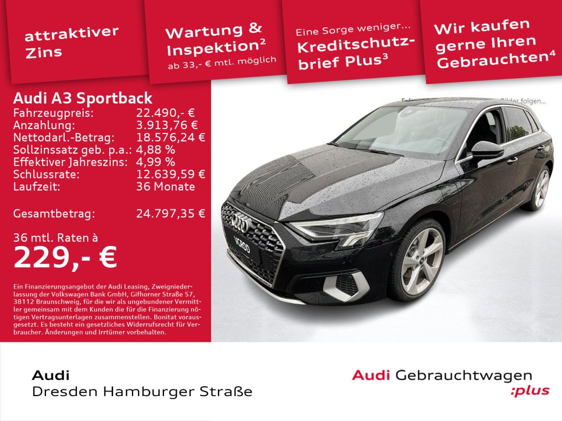 Audi A3 Sportback 40 TFSI e Advanced LED Navi AHZV