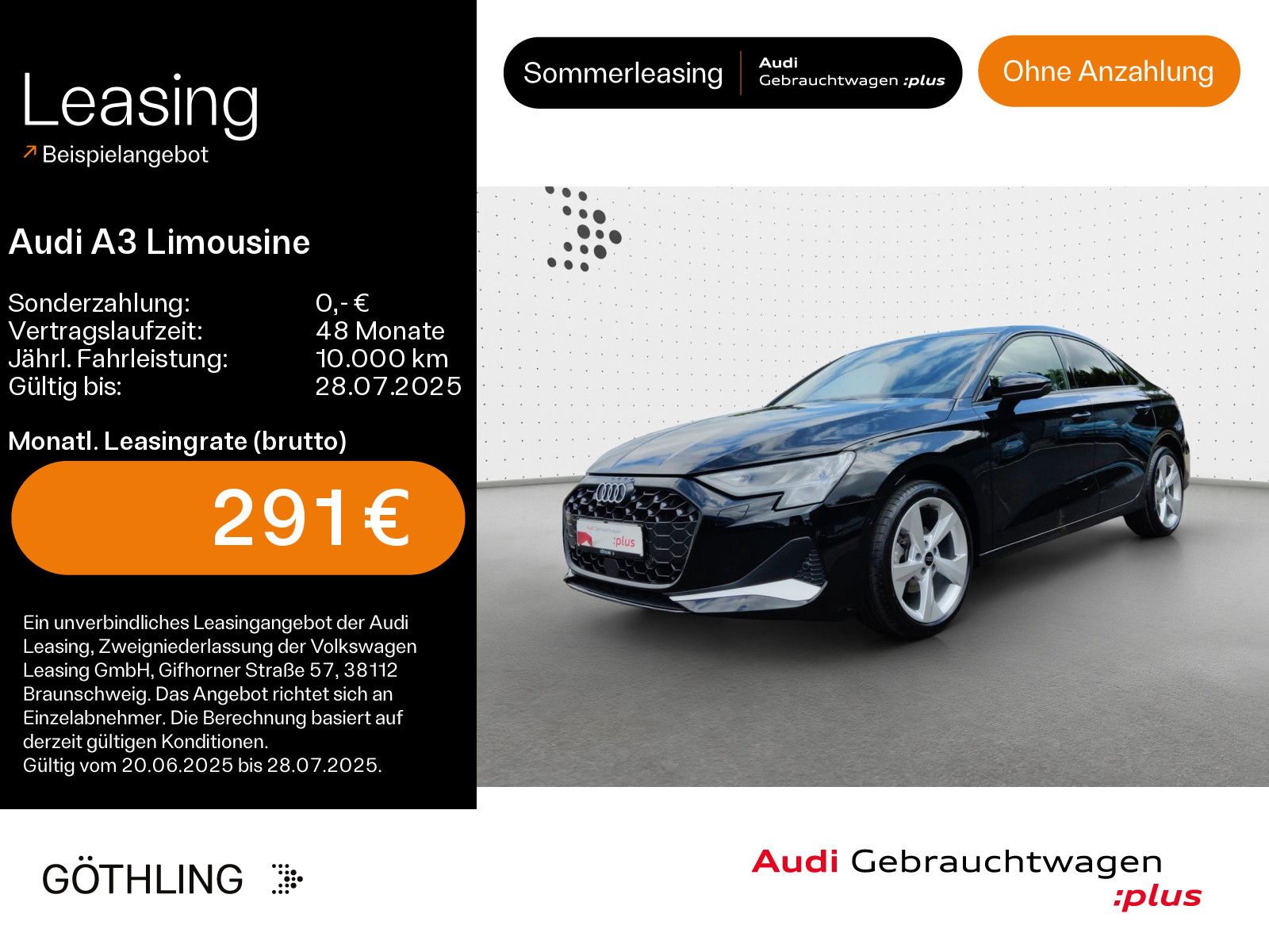 Audi A3 Limousine 30 TFSI advanced - Samsaru's Car Outlet