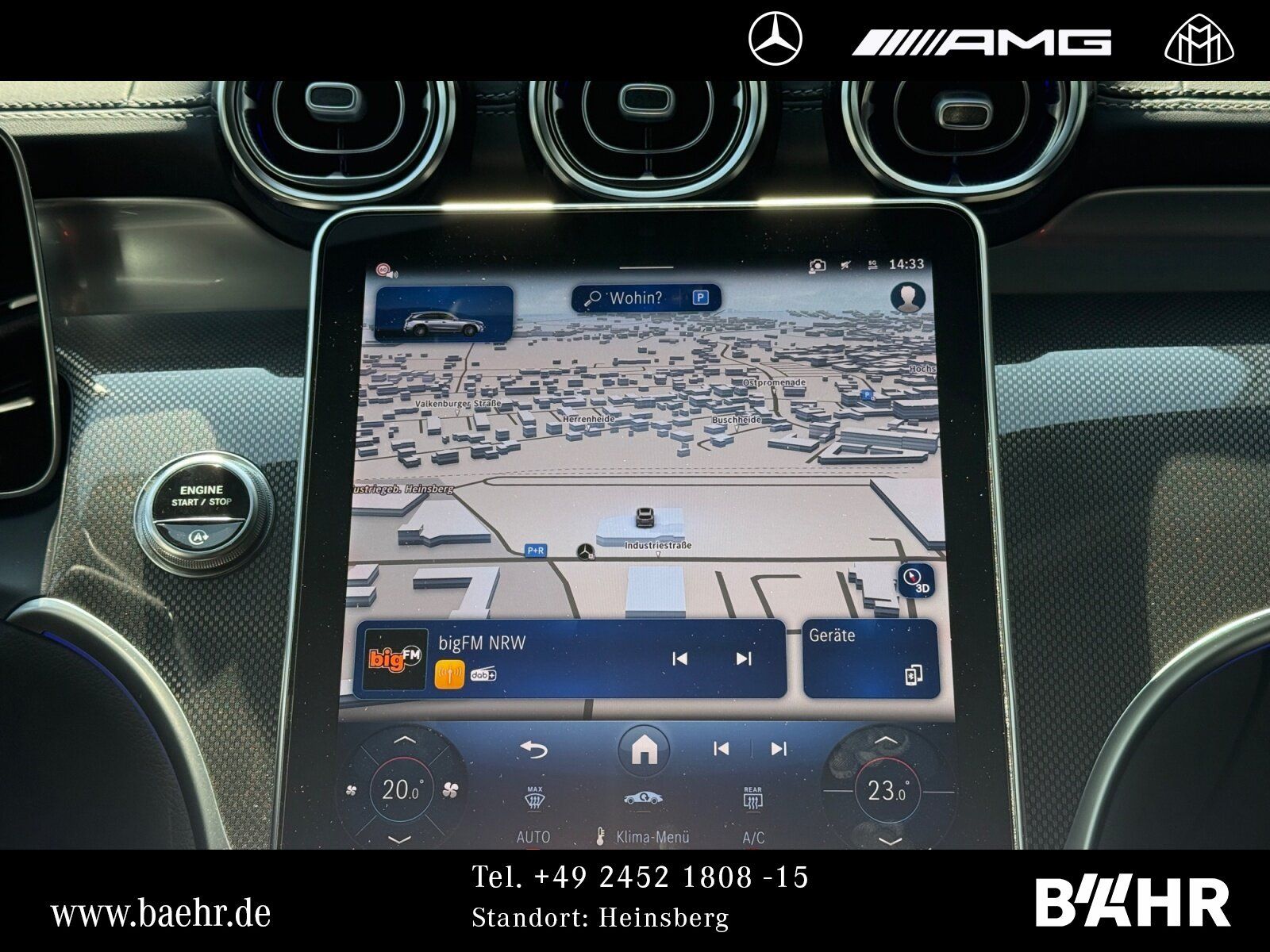 Mercedes-Benz GLC 200 d 4M AMG+Night/MBUX/LED/AHK/360°/LMR-19"