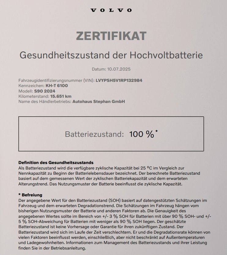 Volvo S90 Recharge T8 AWD PLUS DARK GARANTIE -51%