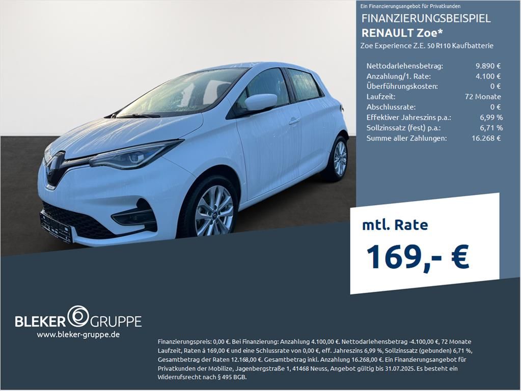 Renault ZOE Experience Z.E. 50 - Samsaru's Car Outlet