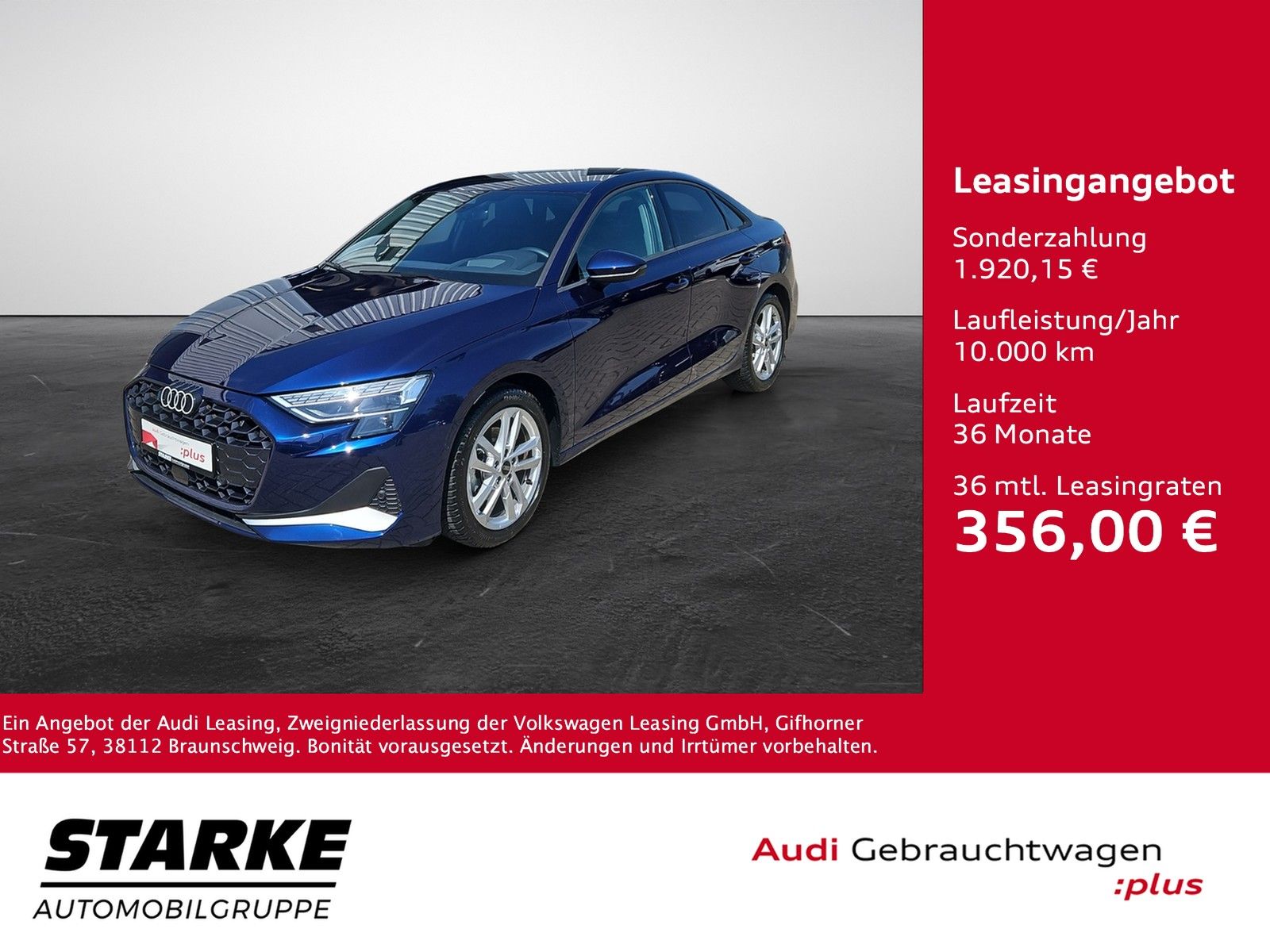 Audi A3 Limousine 35 TFSI S tronic advanced - Samsaru's Car Outlet