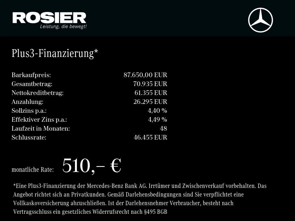 Mercedes-Benz E 450 d 4M T AMG Line NIGHT AHK STANDHZ. PANO BT