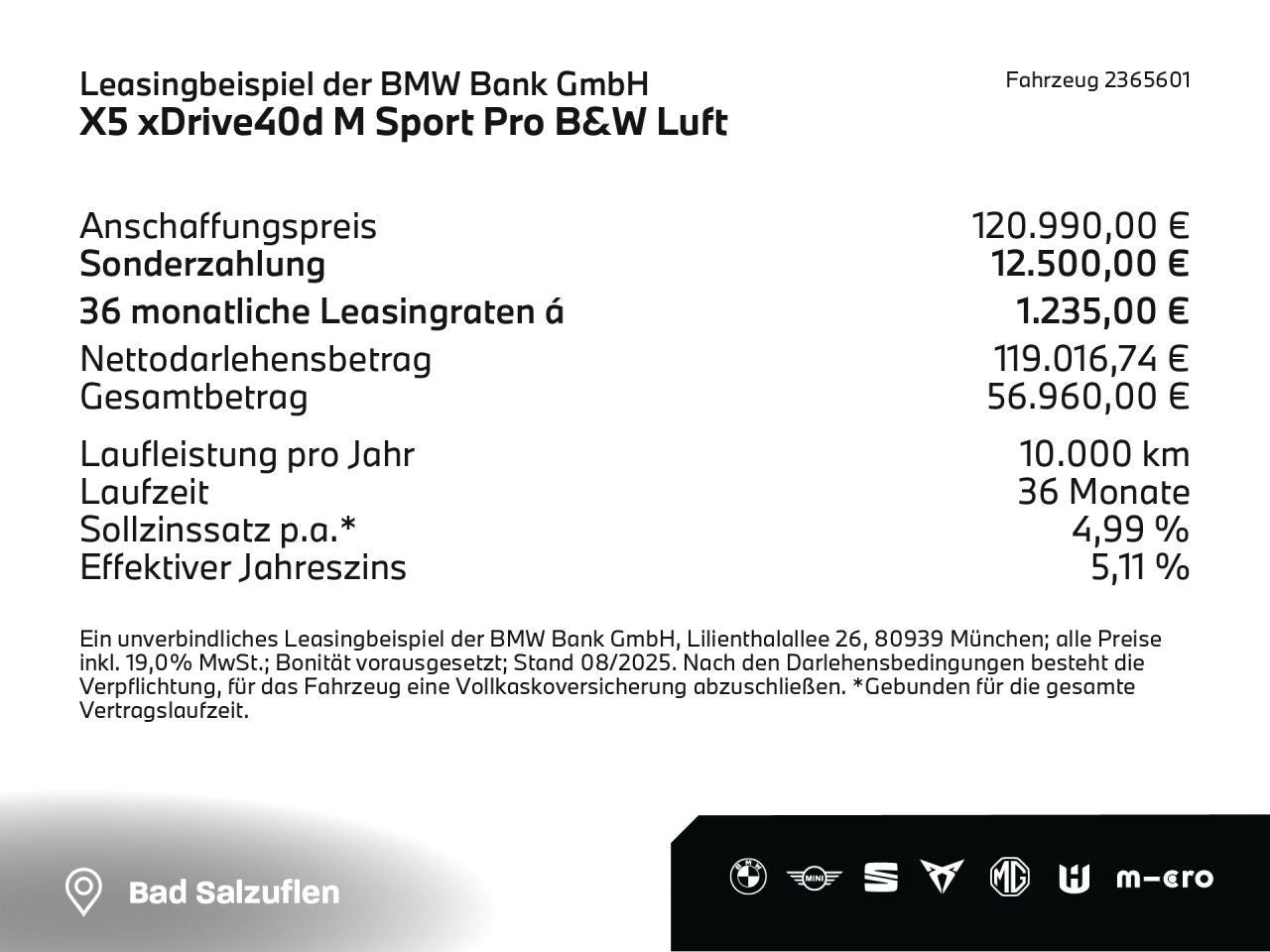 BMW X5 xDrive40d M Sport Pro B&W Luft Sportpaket HUD