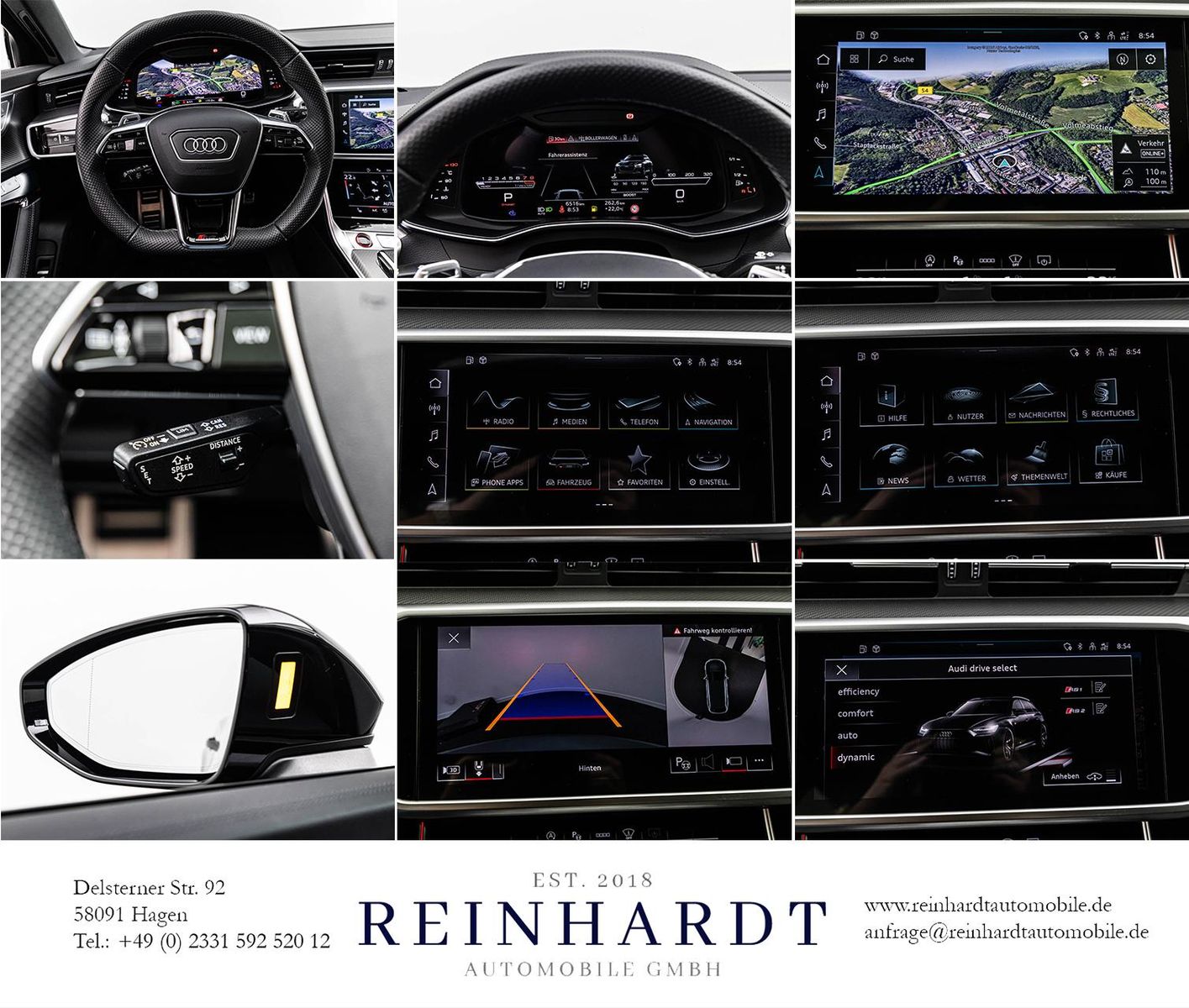 Audi RS6 AVANT BLACK 22Z./LASER/ACC/HuD/PANO/360°/AHK