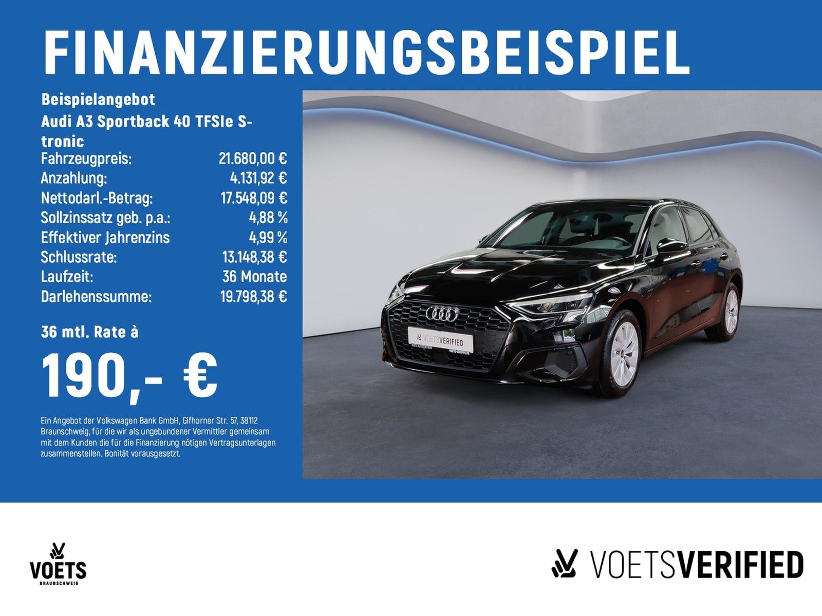 Audi A3 Sportback 40 TFSIe S-tronic - Samsaru's Car Outlet