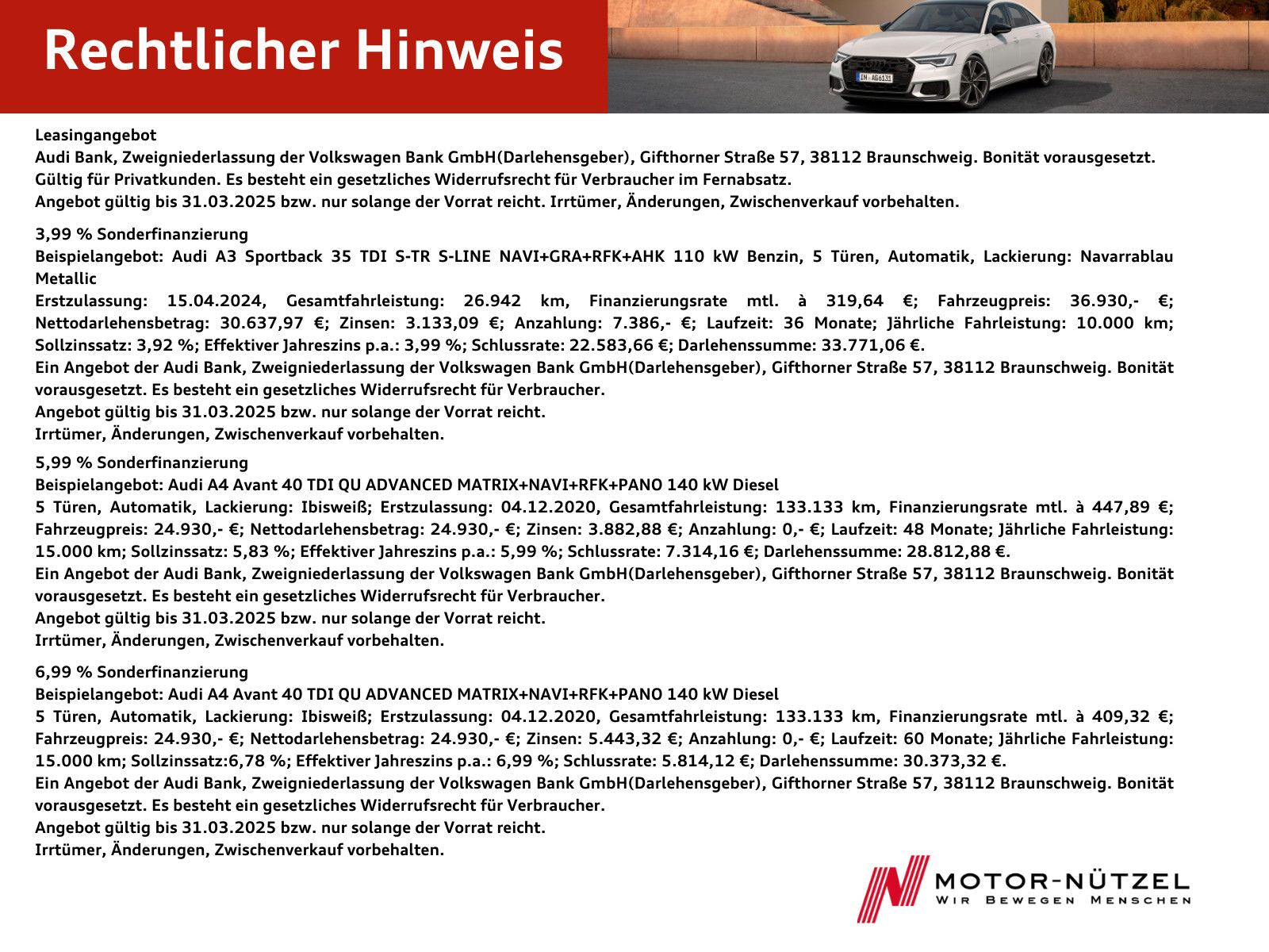 Audi A7 Sportback 45 TFSI S-LINE EXT. MATRIX+B&O+AHK