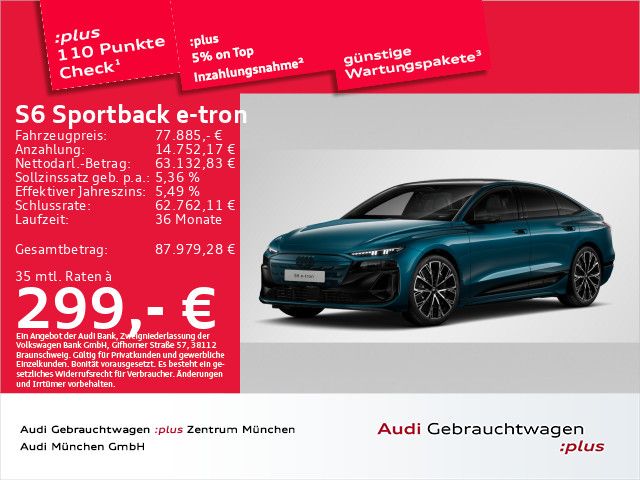 Audi S6 Sportback e-tron S line EditionOne Pano/LuftF