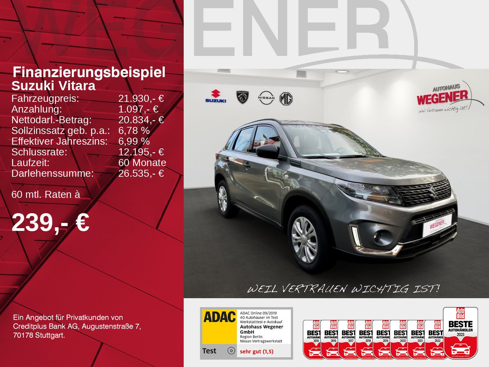 Suzuki VITARA 1.4 CLUB HYBRID - Samsaru's Car Outlet