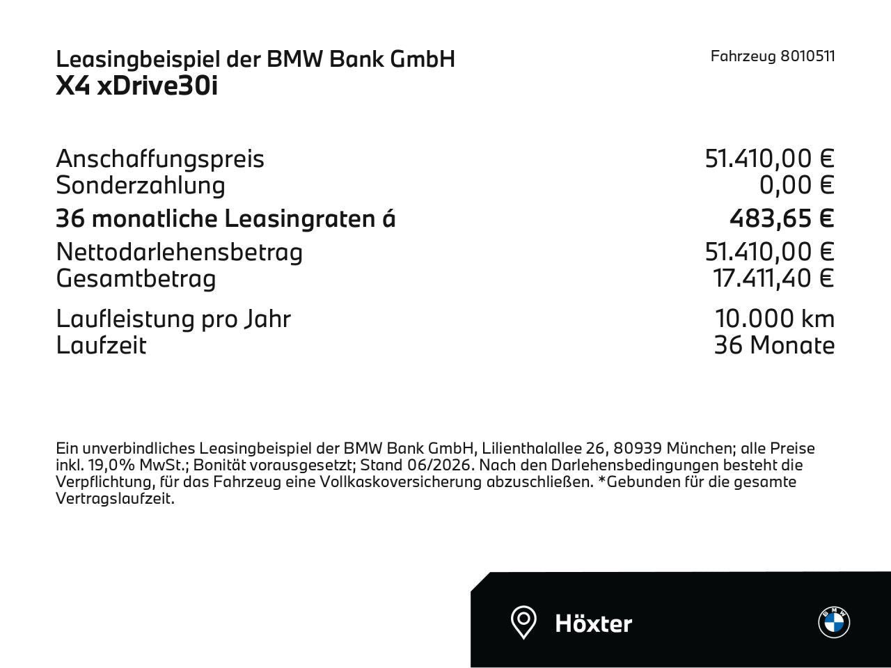 BMW X4 xDrive30i Bluetooth HUD Navi Vollleder Klima