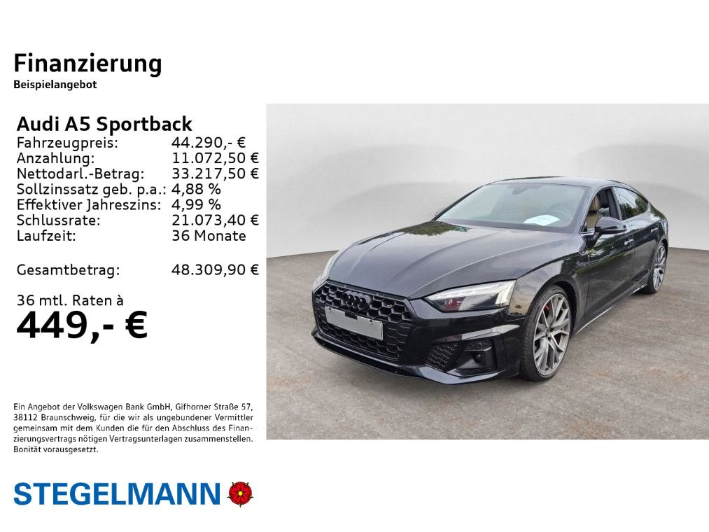 Audi A5 Sportback 50 TDI qu. Tiptr. S-Line *AHK*Head-