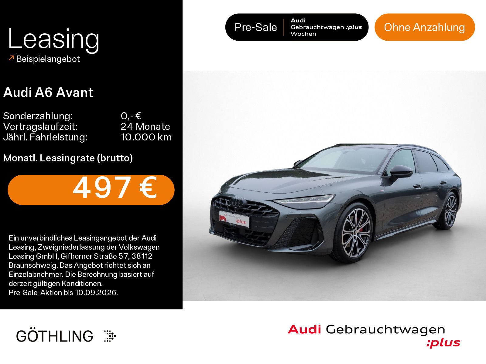 Audi A6 Avant 55 TFSI qu 2x S line S tro*B&O*HUD*Pano