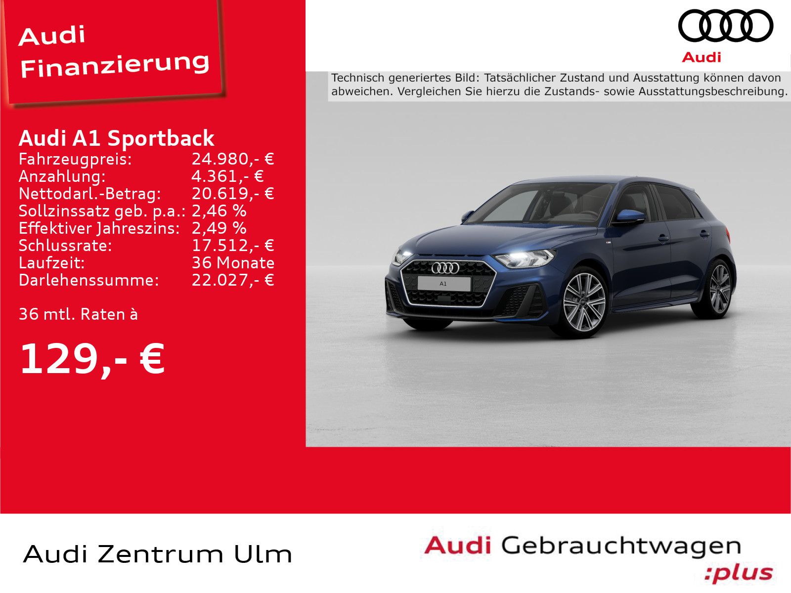 Audi A1 Sportback S line 30 TFSI - Samsaru's Car Outlet