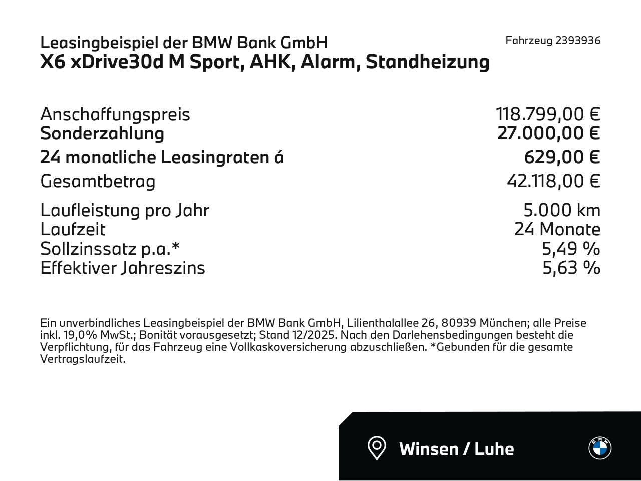 BMW X6 xDrive30d M Sport, AHK, Alarm, Standheizung