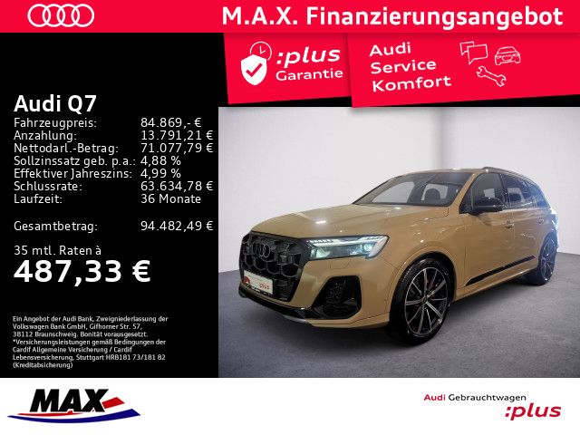 Audi Q7 50 TDI QUATTRO S LINE 7-SITZE +HD-MATRIX+AHK+
