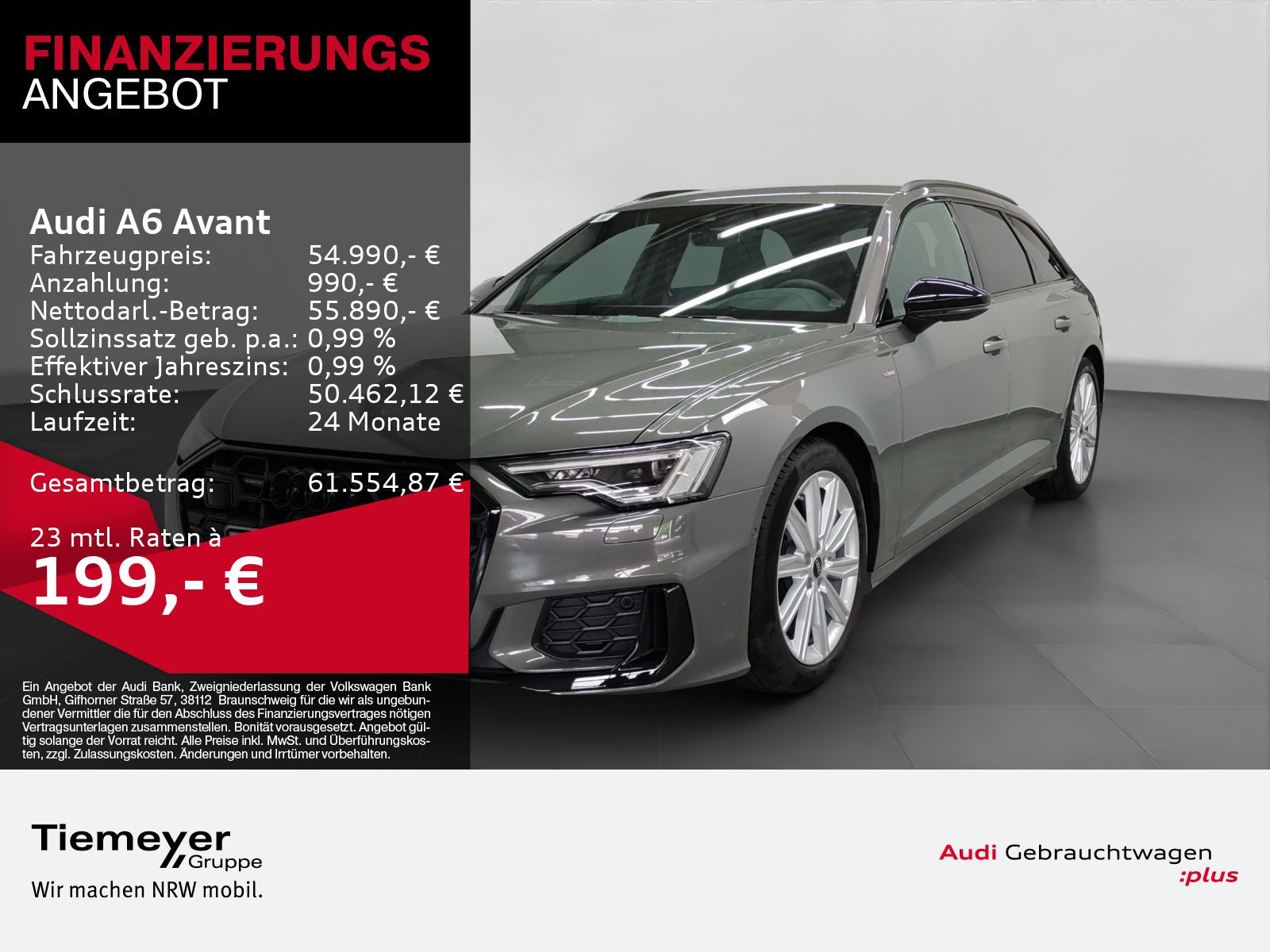 Audi A6 Avant 50 TFSIe Q 2x S LINE S-SITZE LM21 MATRI