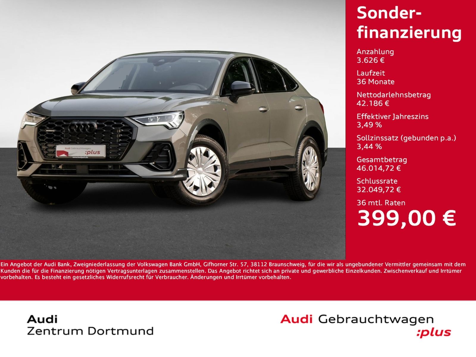Audi Q3 Sportback 40 quattro S LINE - Samsaru's Car Outlet