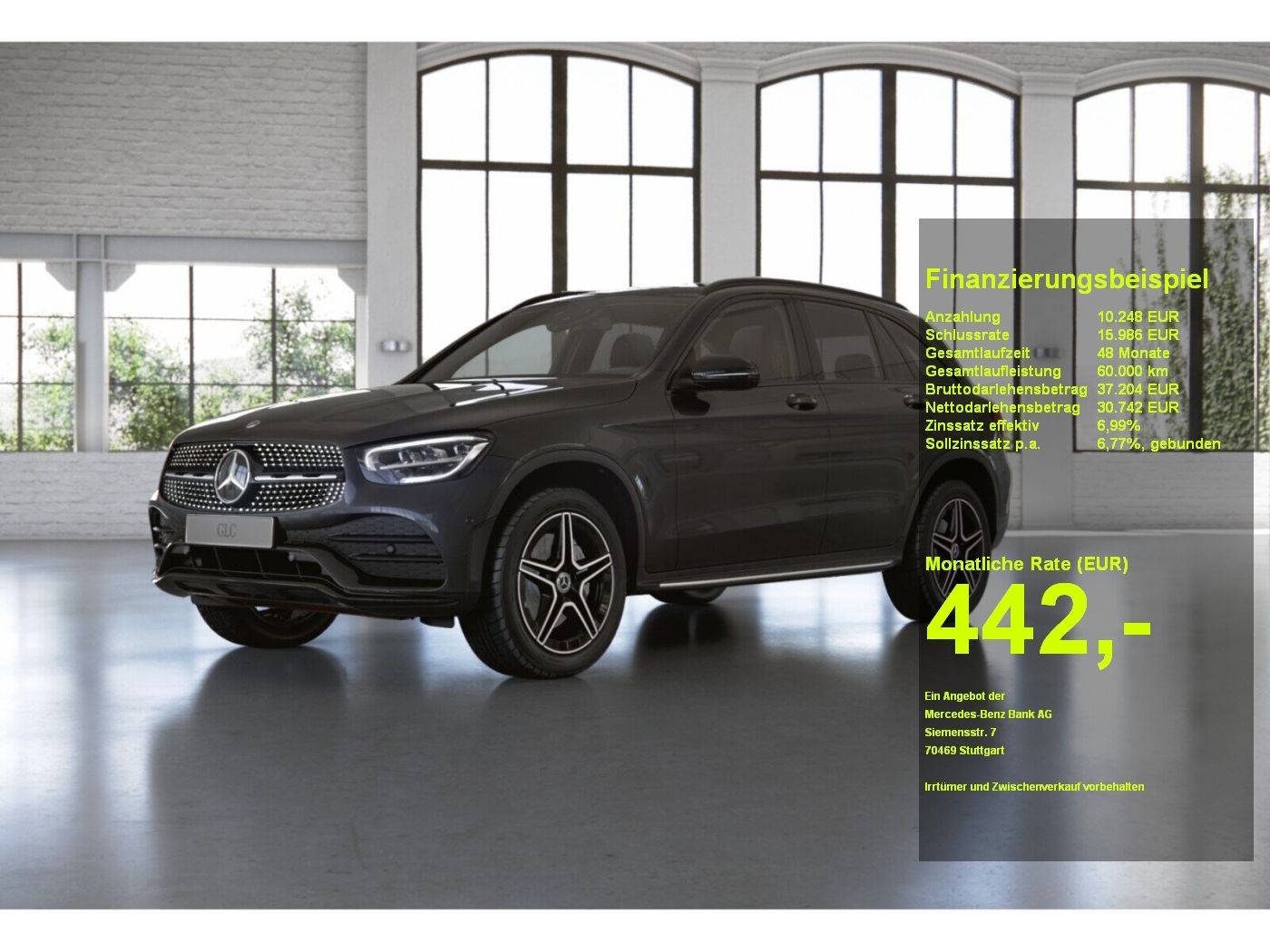 Mercedes-Benz GLC 300 de 4M AMG+MBUX+Night+Ambiente+Burmester
