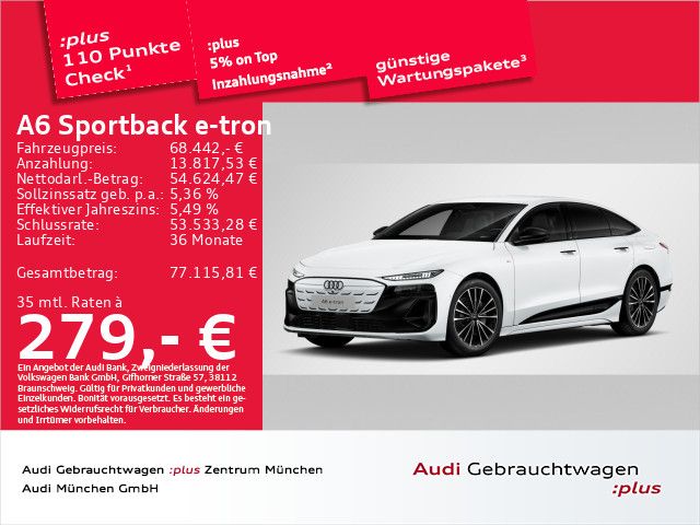 Audi A6 Sportback e-tron qu. S line AHK/Luftfed/Matri