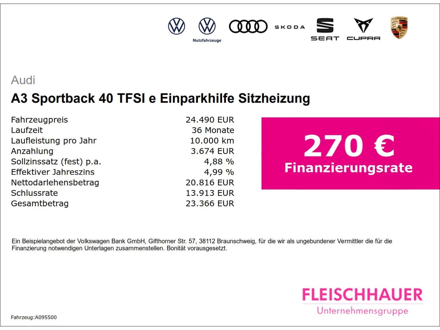 Audi A3 Sportback 40 TFSI e Einparkhilfe Sitzheizung