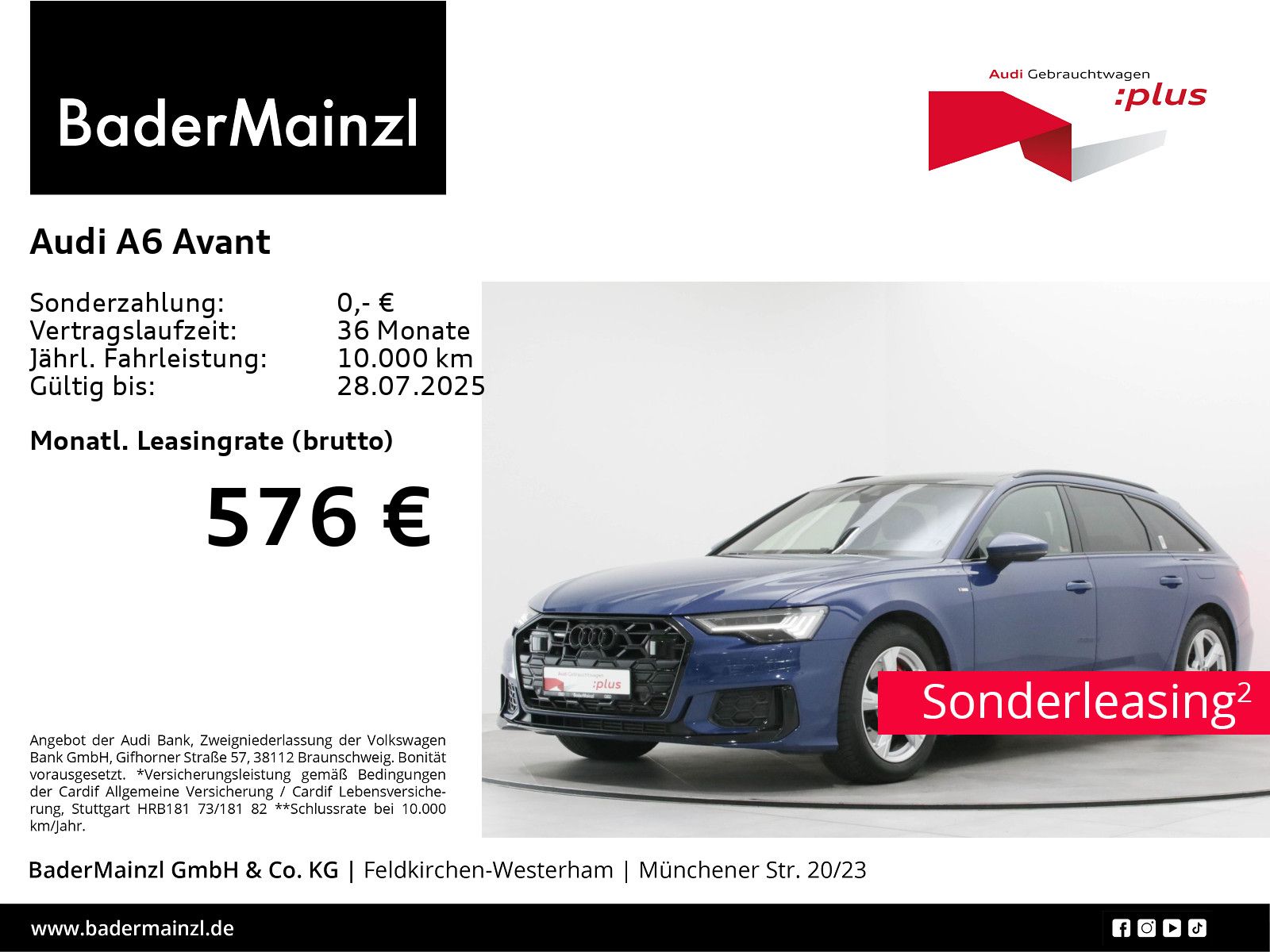 Audi A6 Avant 55 TFSIe quattro S line - Samsaru's Car Outlet