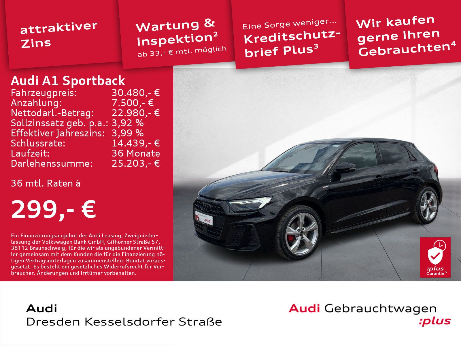 Audi A1 Sportback 25 TFSI S-Line - Samsaru's Car Outlet
