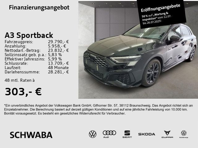 Audi A3 Sportback 35 TFSI S line S tr. - Samsaru's Car Outlet
