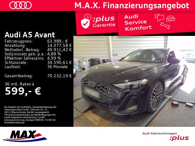 Audi A5 Avant 2.0 TDI QUATT S LINE AHK+B&O+RAUTE+HUD+