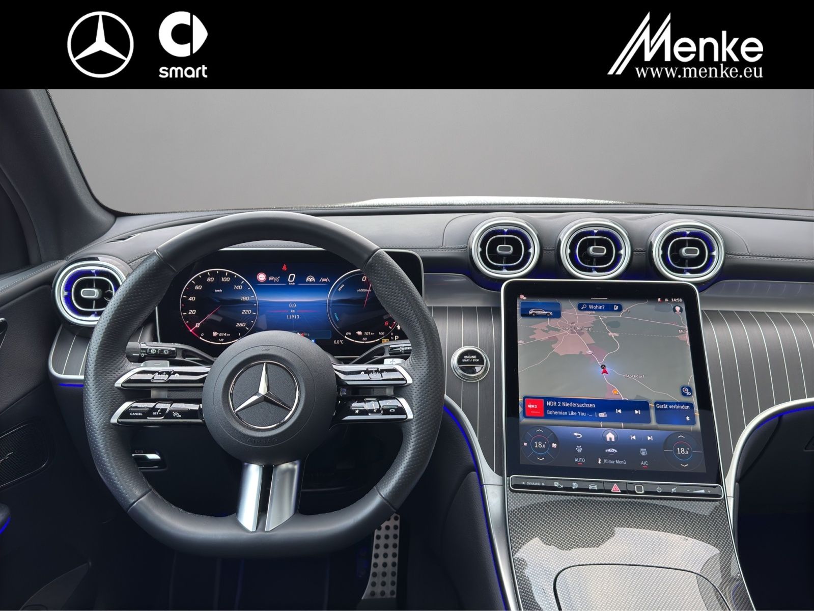 Mercedes-Benz GLC 300 de 4M AMG+Night+Pano+Sitzklima+Distro+