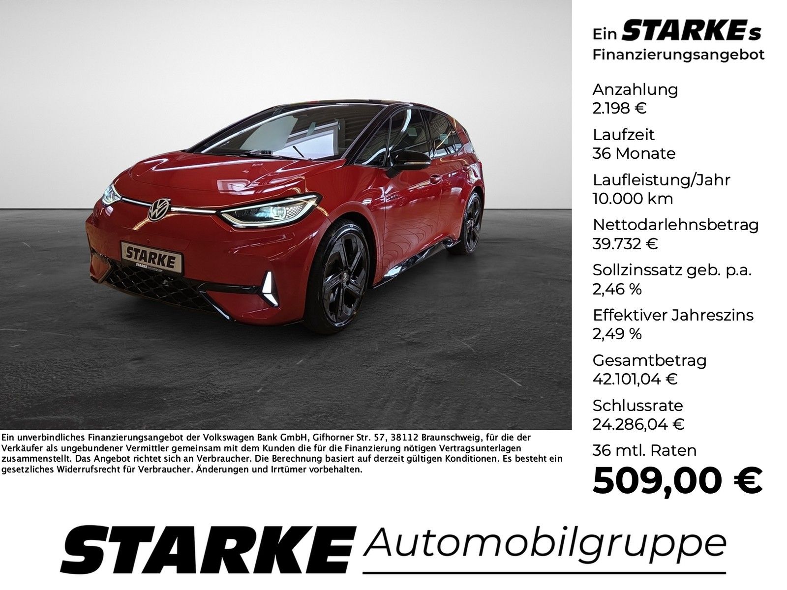 Volkswagen ID.3 GTX LED-Matrix AHK HeadUp Pano HarmanKardon