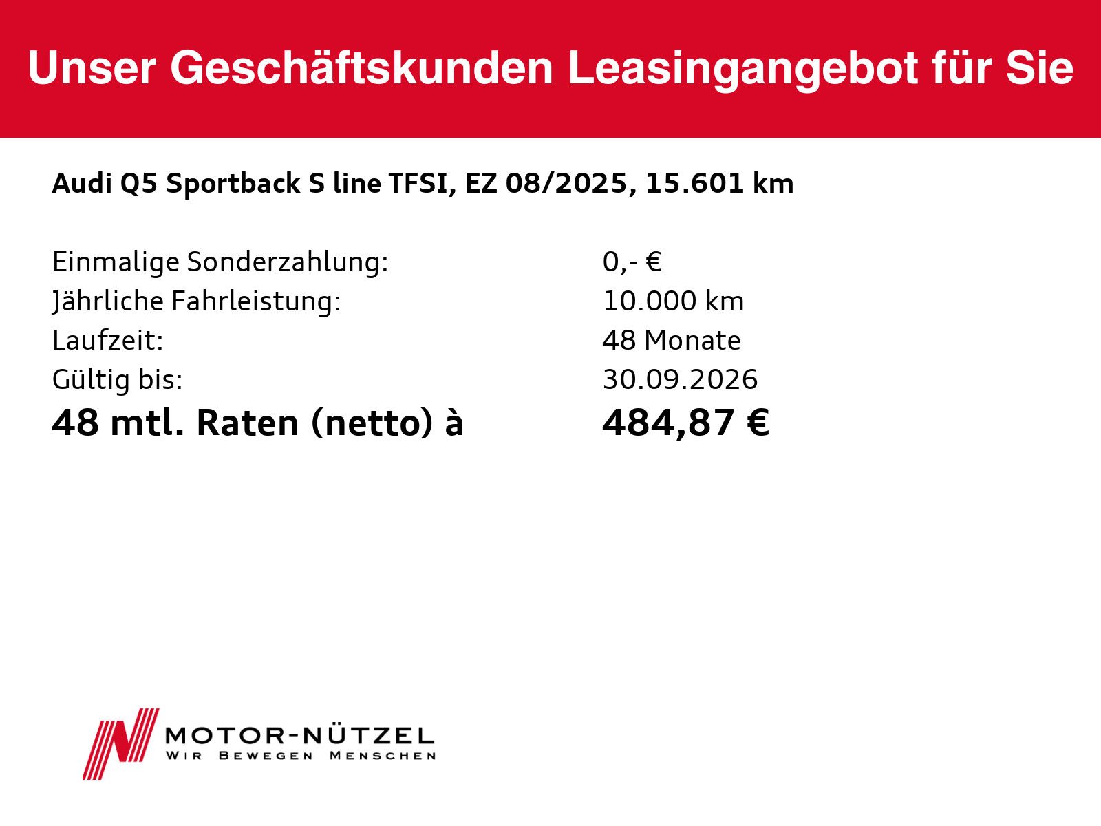 Audi Q5 Sportback 55 TFSI e QU S-LINE MATRIX+HuD+AHK